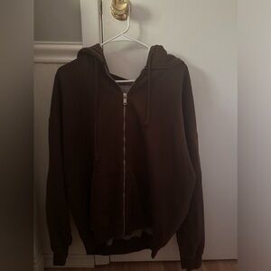 Brandy Melville oversized zip up